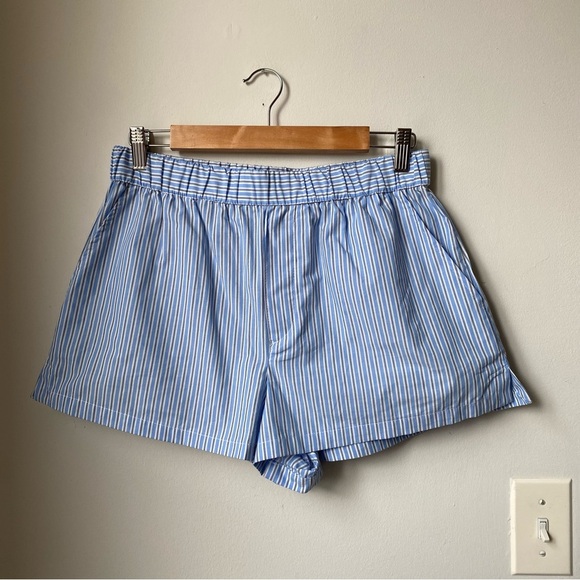 Zara Striped Shorts size M - Picture 1 of 5